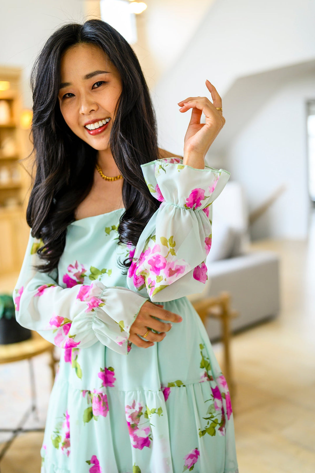 Delightfully Yours Floral Dress